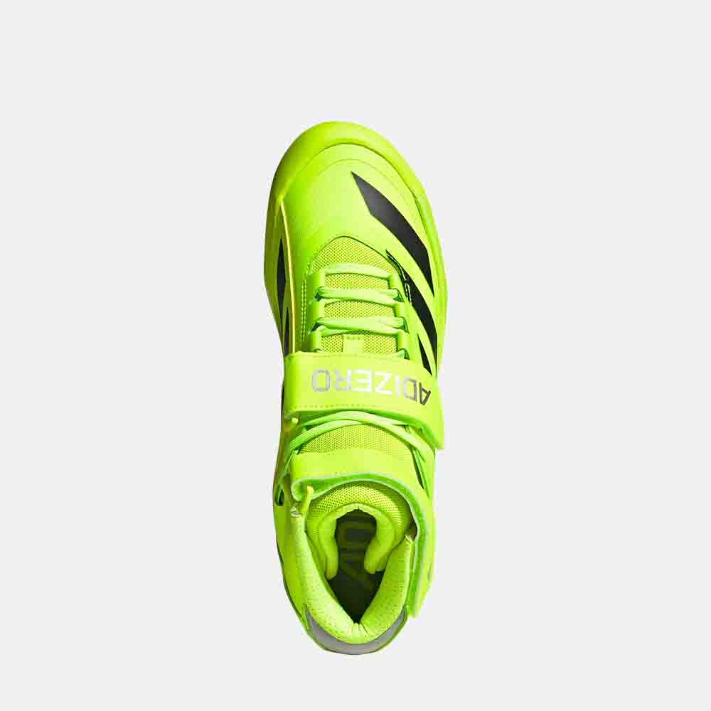 Top view of the Adidas Adizero Javelin Spikes.