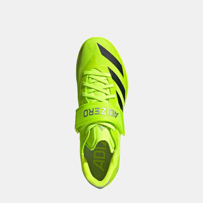 Top view of the Adidas Adizero High Jump Spikes.