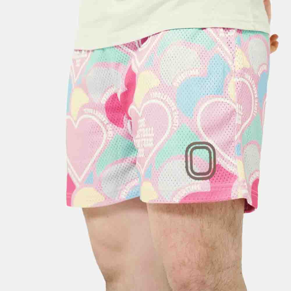 Front view of the Overtime I Love Basketball Shorts.