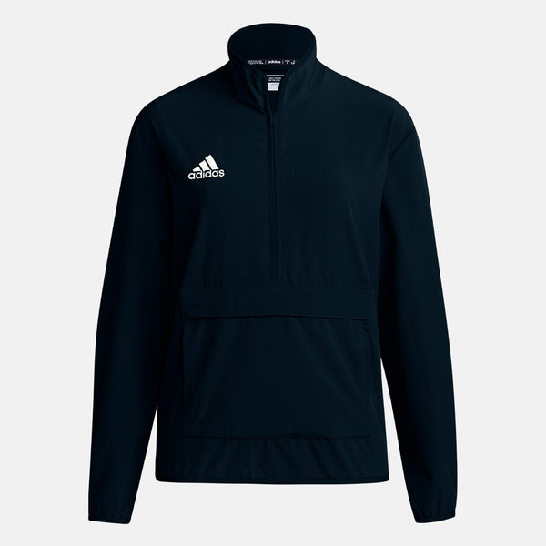 Front view of the Adidas Men's Coach Long Sleeve 1/4 Zip.