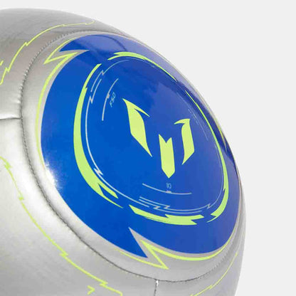 Side view of the Adidas Messi Club Soccer Ball.