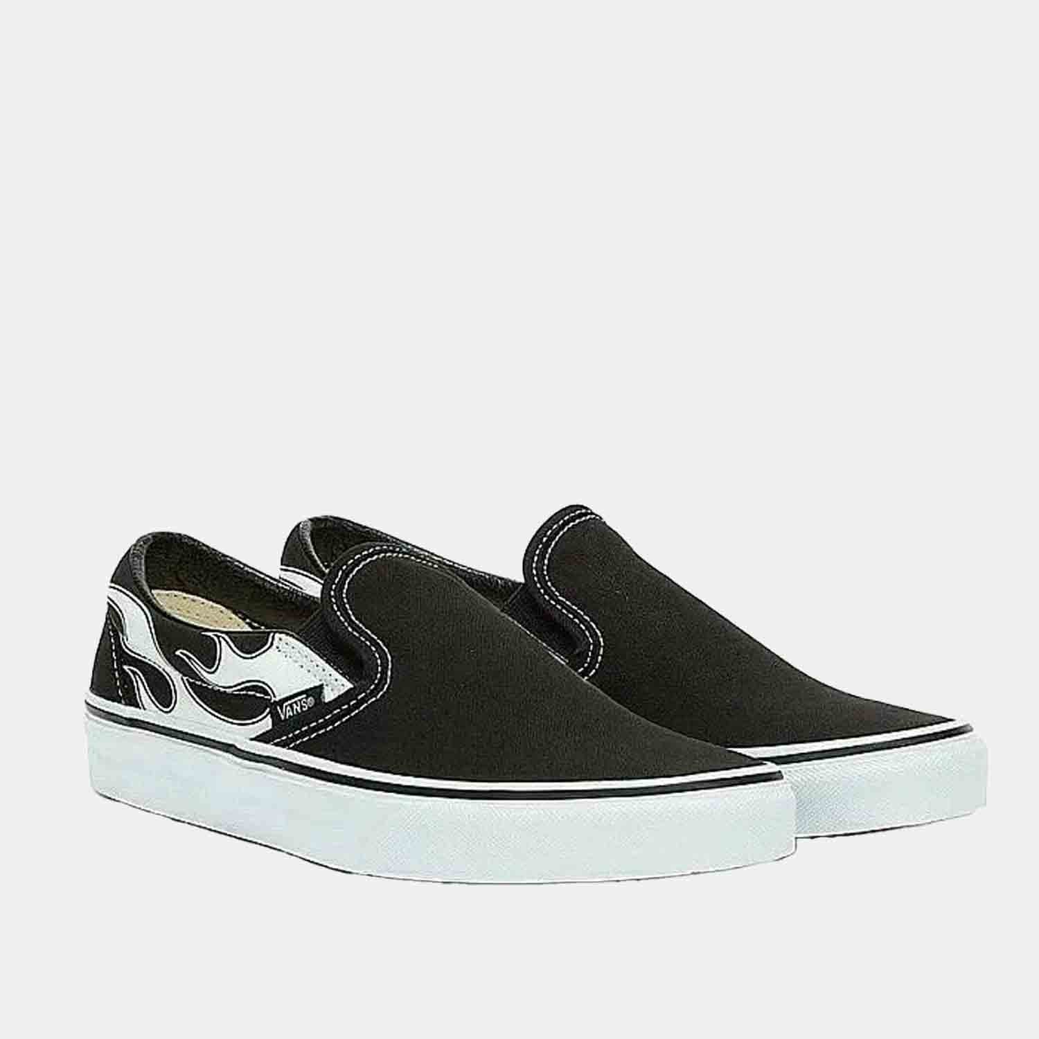 Vans Classic Slip-On 'Flame Black White' – SV SPORTS