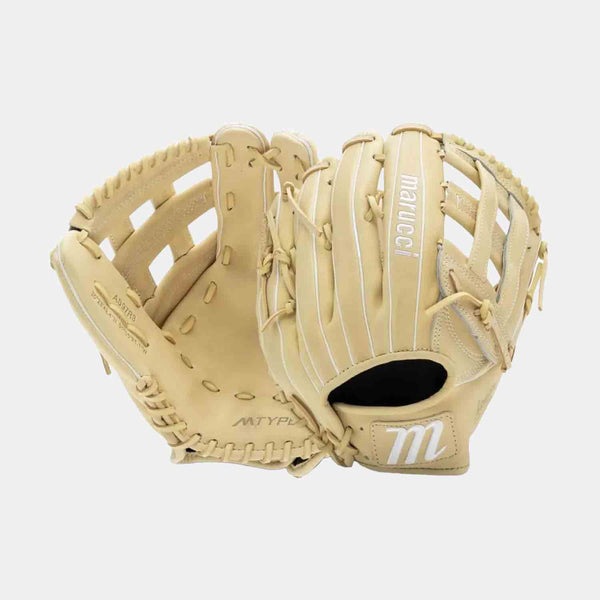 Front palm and rear view of Marucci Ascension M Type 12" Fielders Glove.