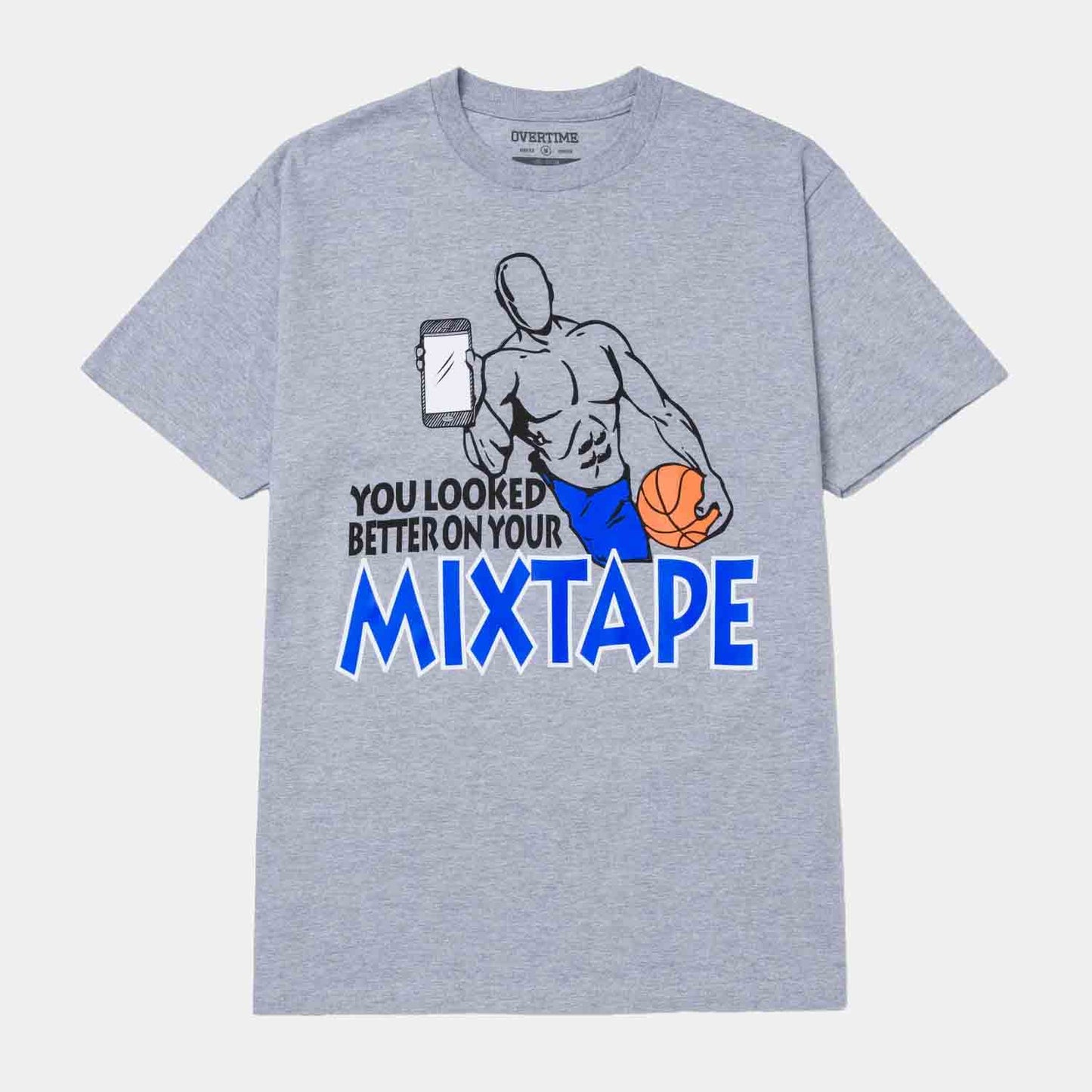 Front view of Men's OT X AND1 Mixtape Tee.