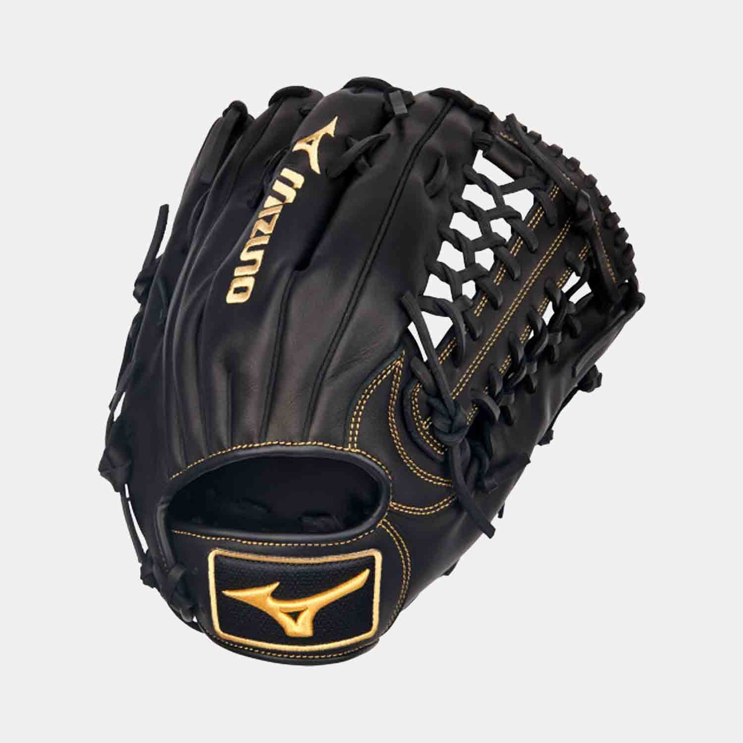 Rear view of Mizuno MVP Prime 12.75" Outfield Baseball Glove.