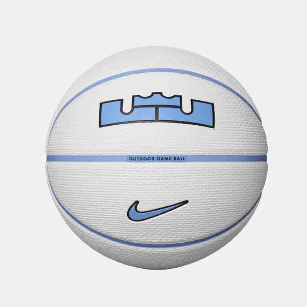 Front view of the Nike Playground 2.0 8P Lebron James Basketball.