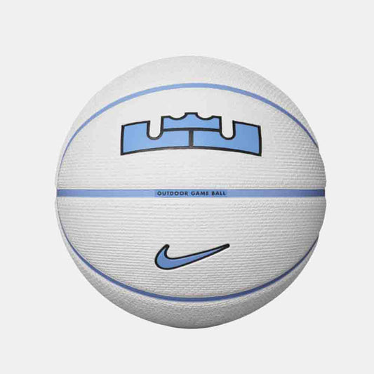 Front view of the Nike Playground 2.0 8P Lebron James Basketball.