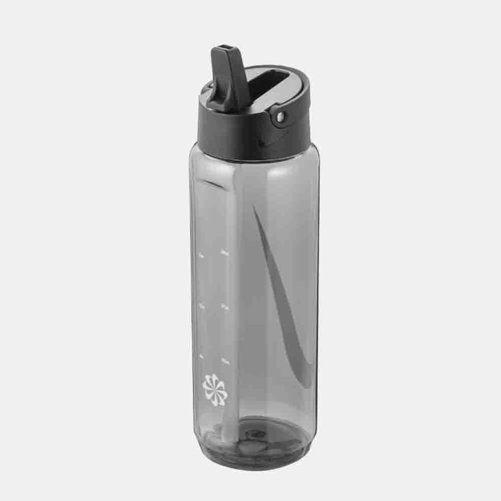 Rear view of the Nike Renew Recharge Straw Bottle 24oz.