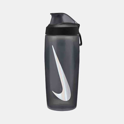 Front view of the Nike Refuel Bottle Locking Lid 18oz.