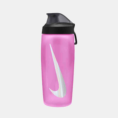 Front view of the Nike Refuel Bottle Locking Lid 18oz.