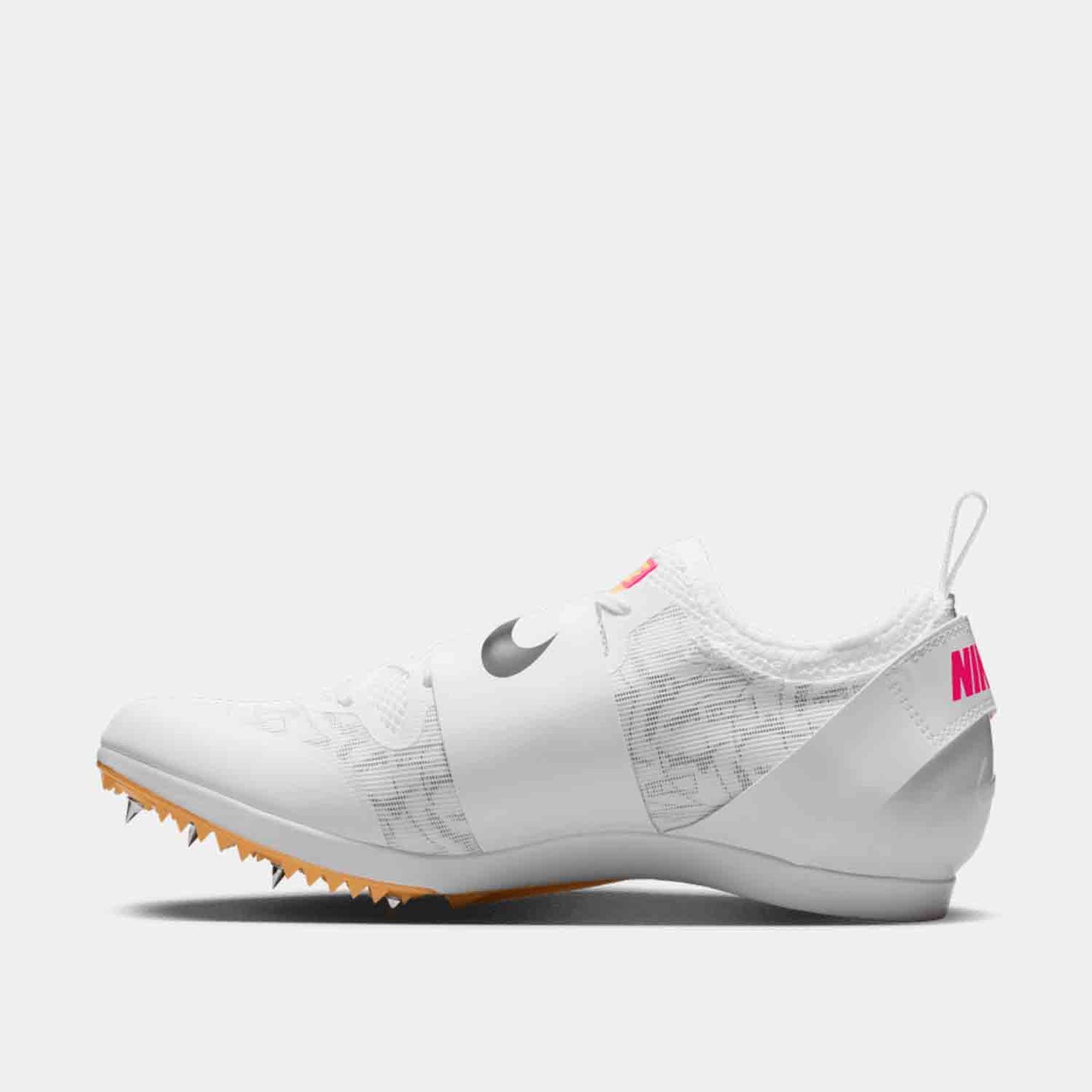 Side medial view of Nike Pole Vault Elite Jumping Spikes.