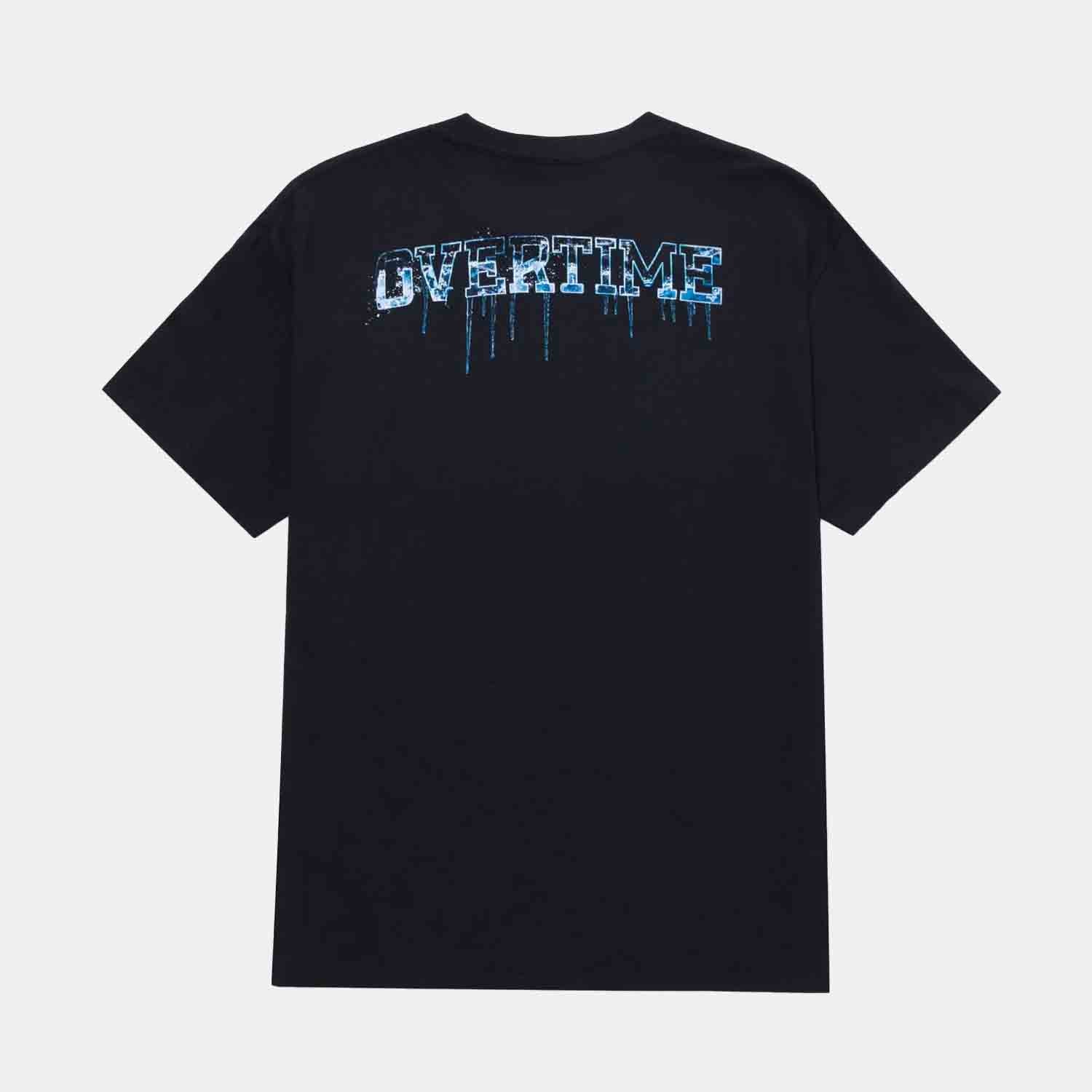 Rear view of Overtime Men's Ice Tee.