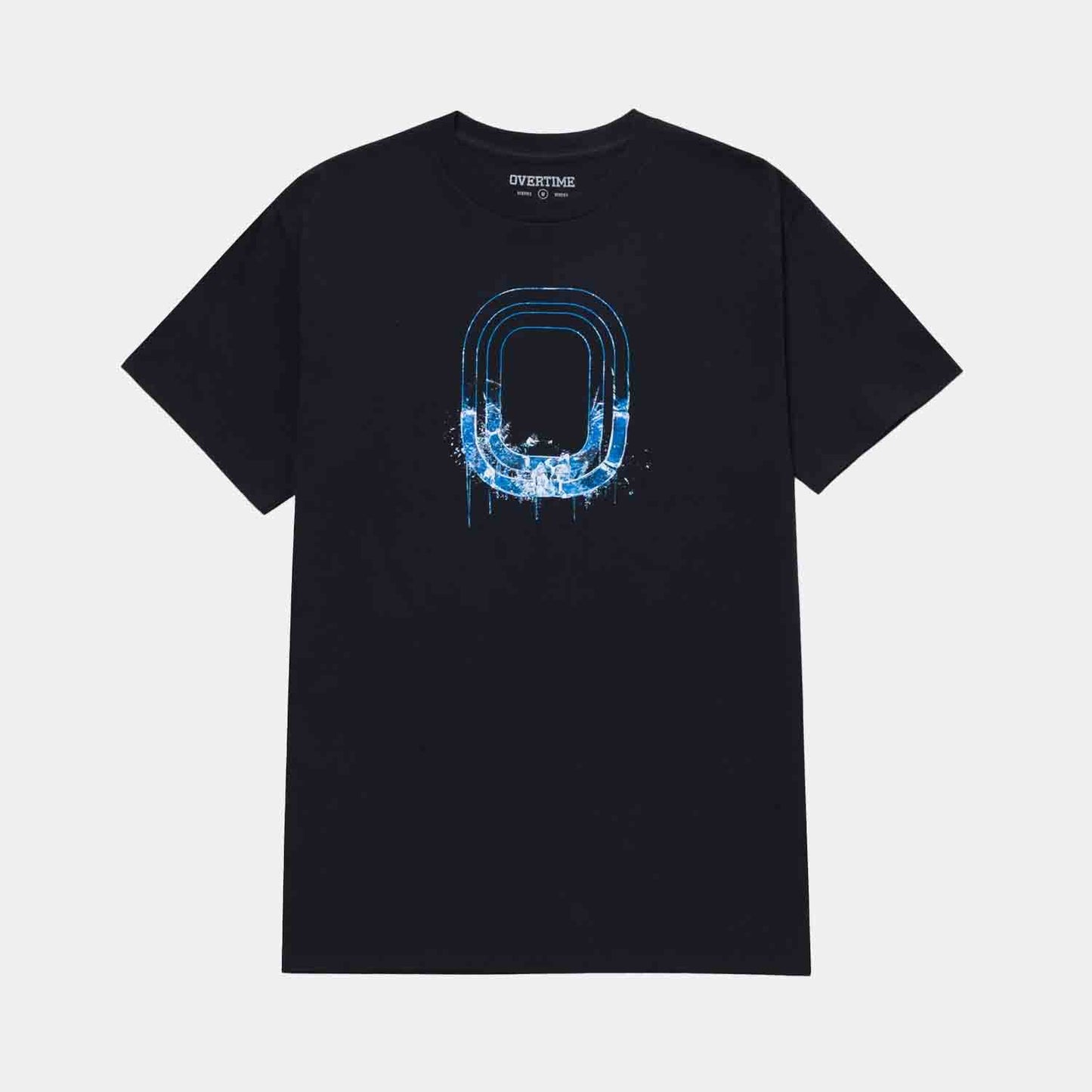 Front view of Overtime Men's Ice Tee.