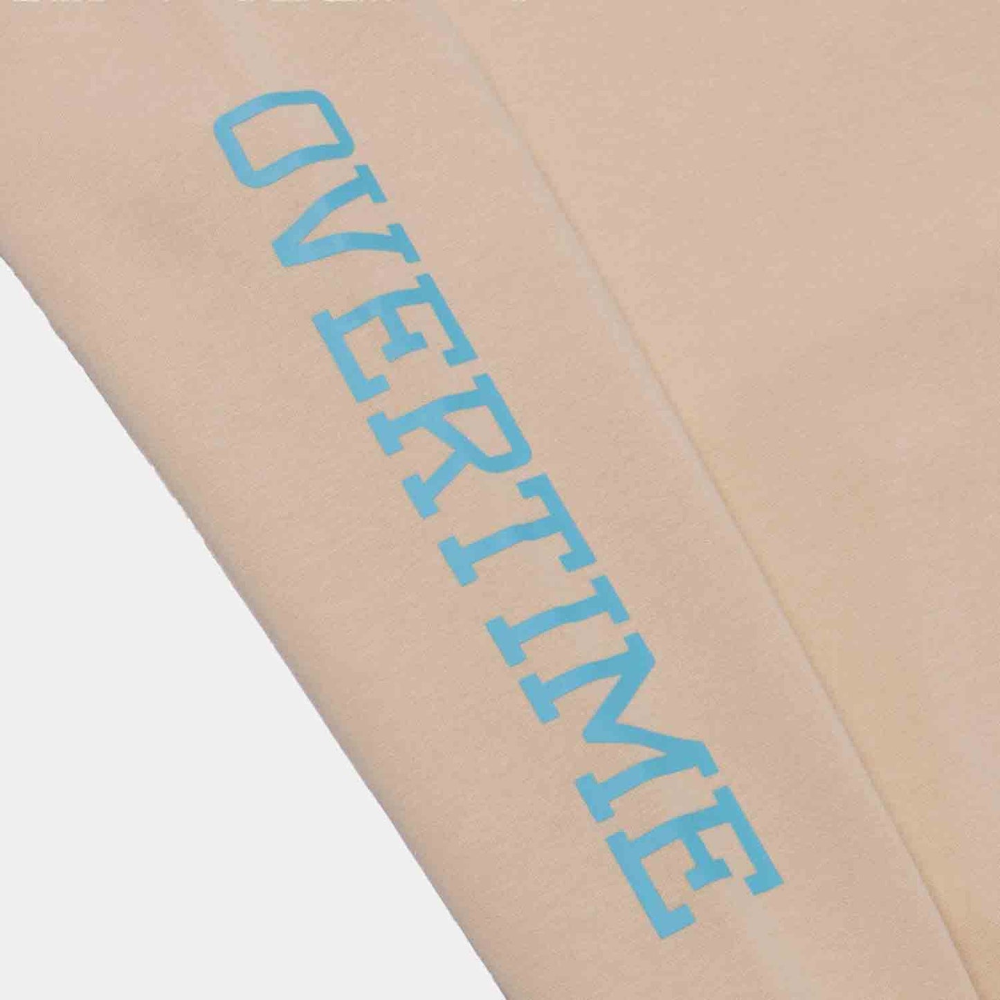 Up close view of Overtime Classic Hoodie.