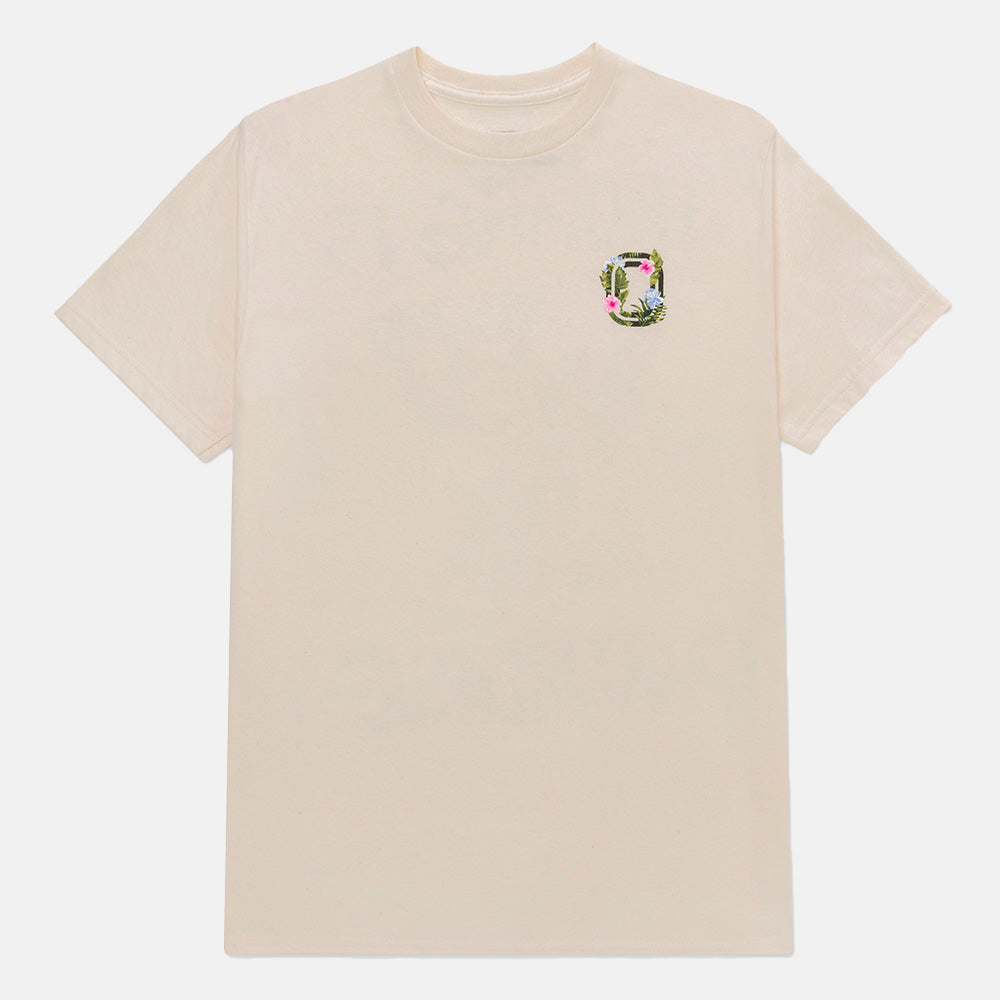 Front view of the Overtime Hooping is Paradise Tee.