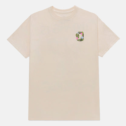 Front view of the Overtime Hooping is Paradise Tee.