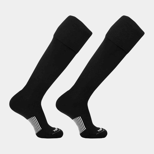 Side view of the Pear Sox Euro 2.0 Soccer Sock.