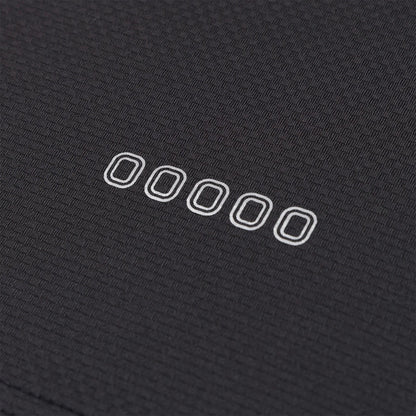 Up close view of emblem on the Overtime Tuff Performance Tee.