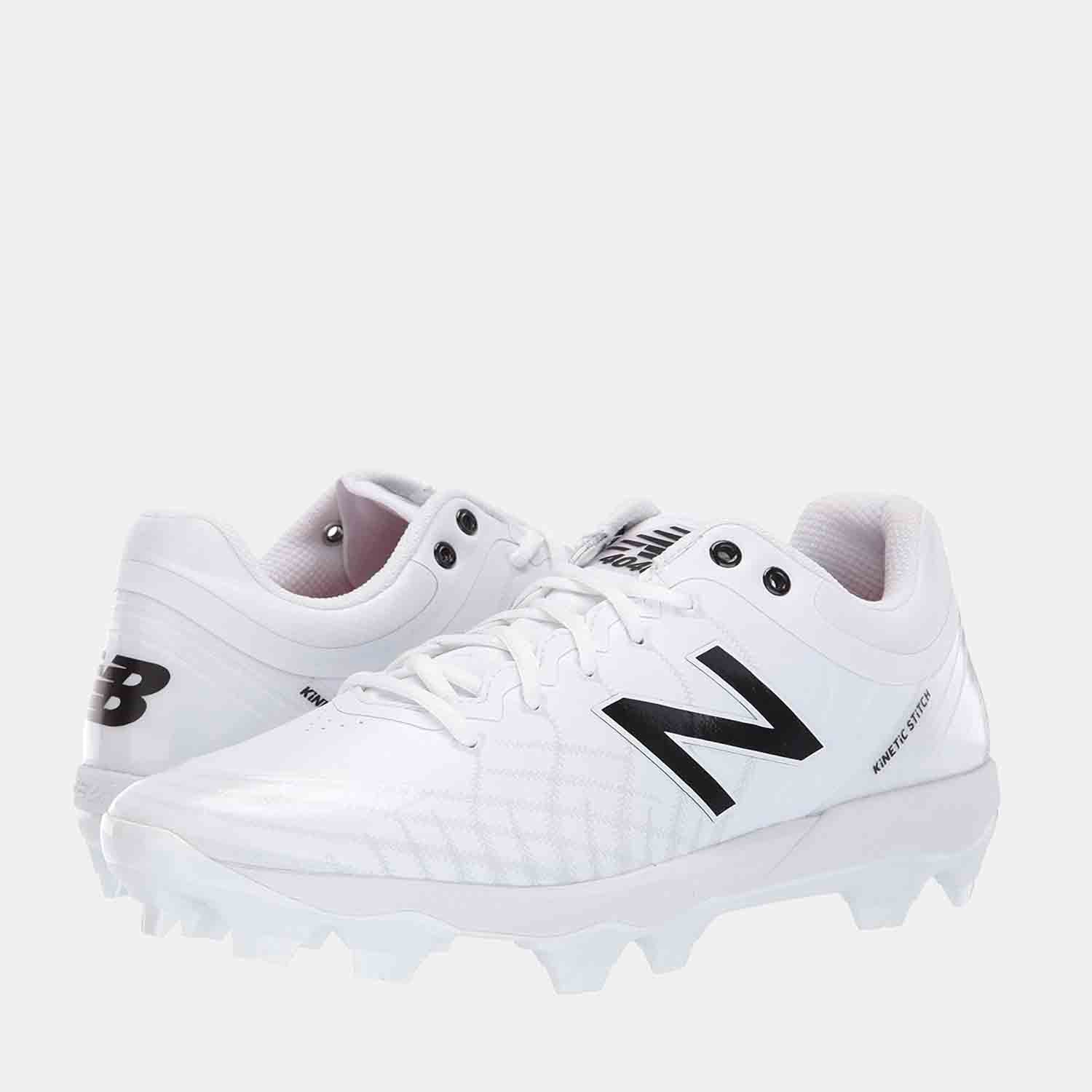 Side view of New Balance Men's 4040v5 TPU Baseball Cleats.