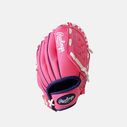 Rear view of Rawlings 9" Basket Web Glove.