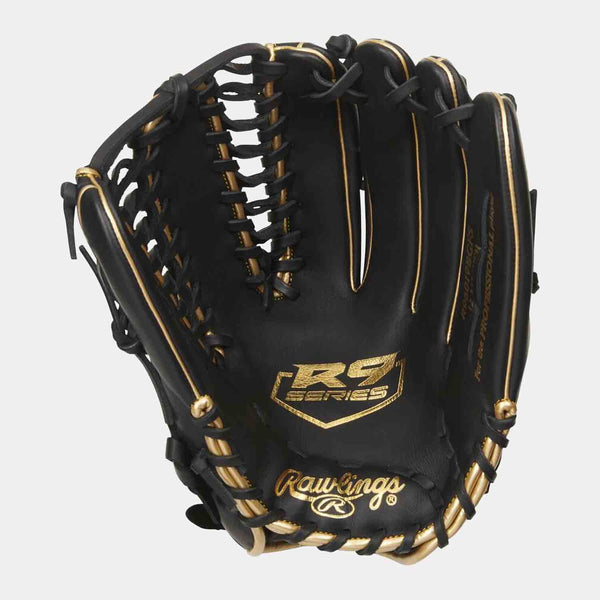 Front palm view of 2021 R9 Series 12.75-inch Outfield Glove.