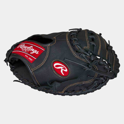 Side view of Rawlings Renegade Series 32.5" Catcher's Mitt.