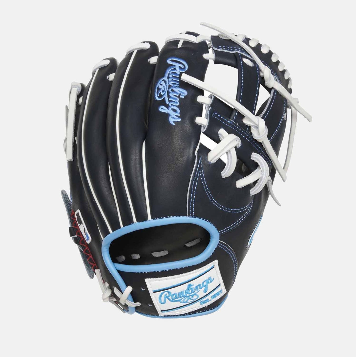Rear view of PRONP4-7N 11.5 Heart of the Hide Gold Glove.