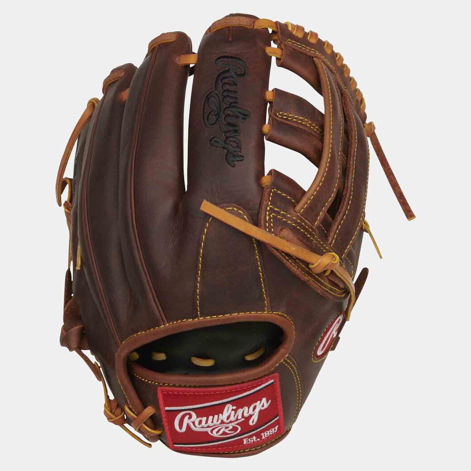 Rear view of Rawlings Heart of The Hide Nolan Arenado Glove.