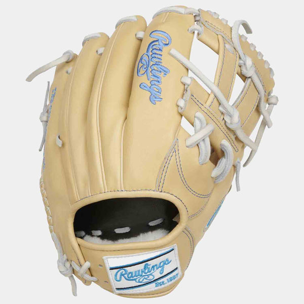 Rear view of Rawlings Pro Preferred 11.5" Infield Glove.