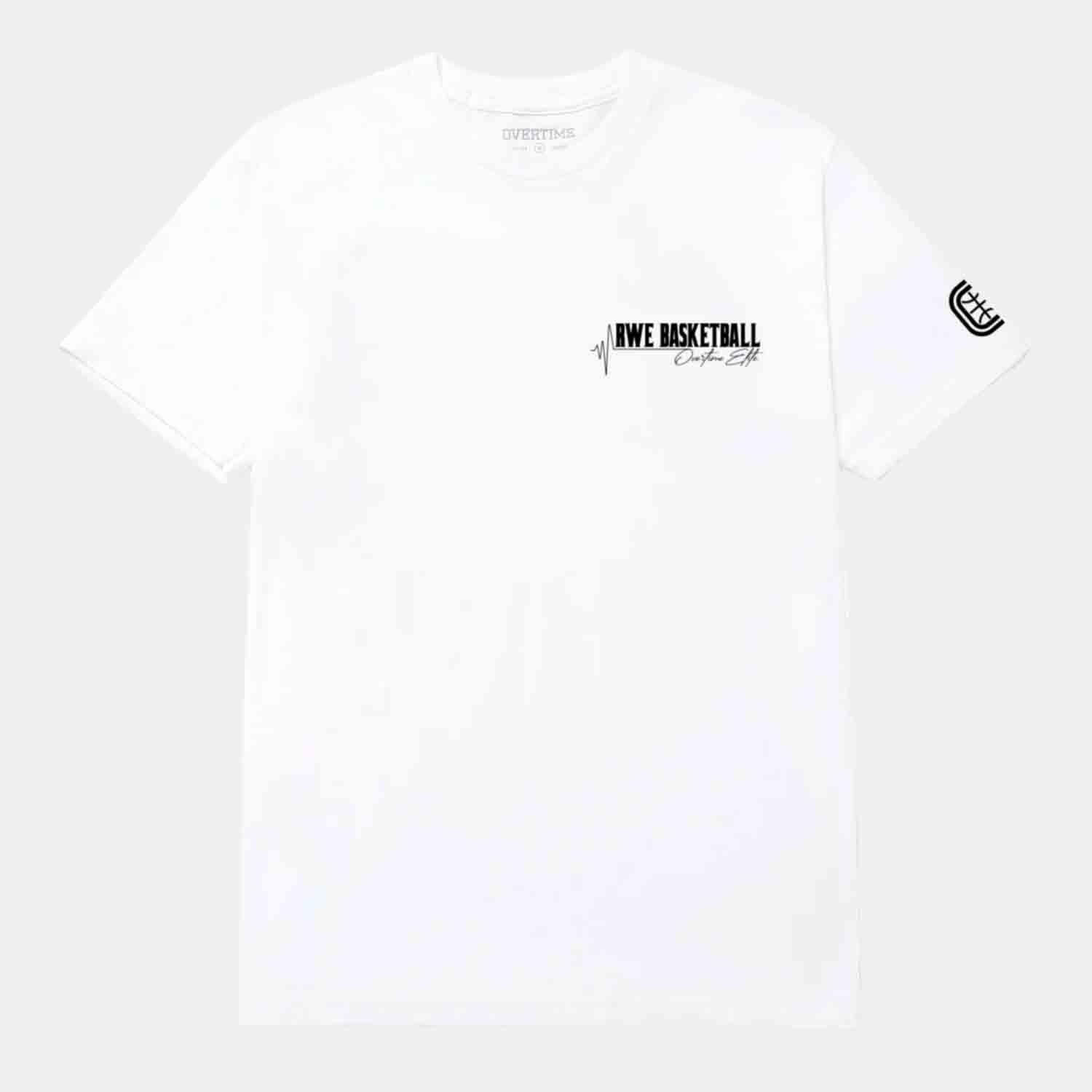 Front view of the Overtime RWE Ball Tee.
