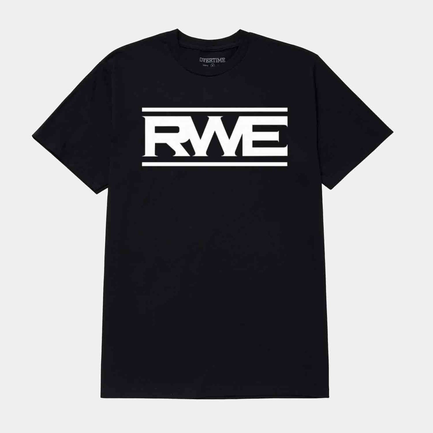Front view of RWE NEW ERA TEE.