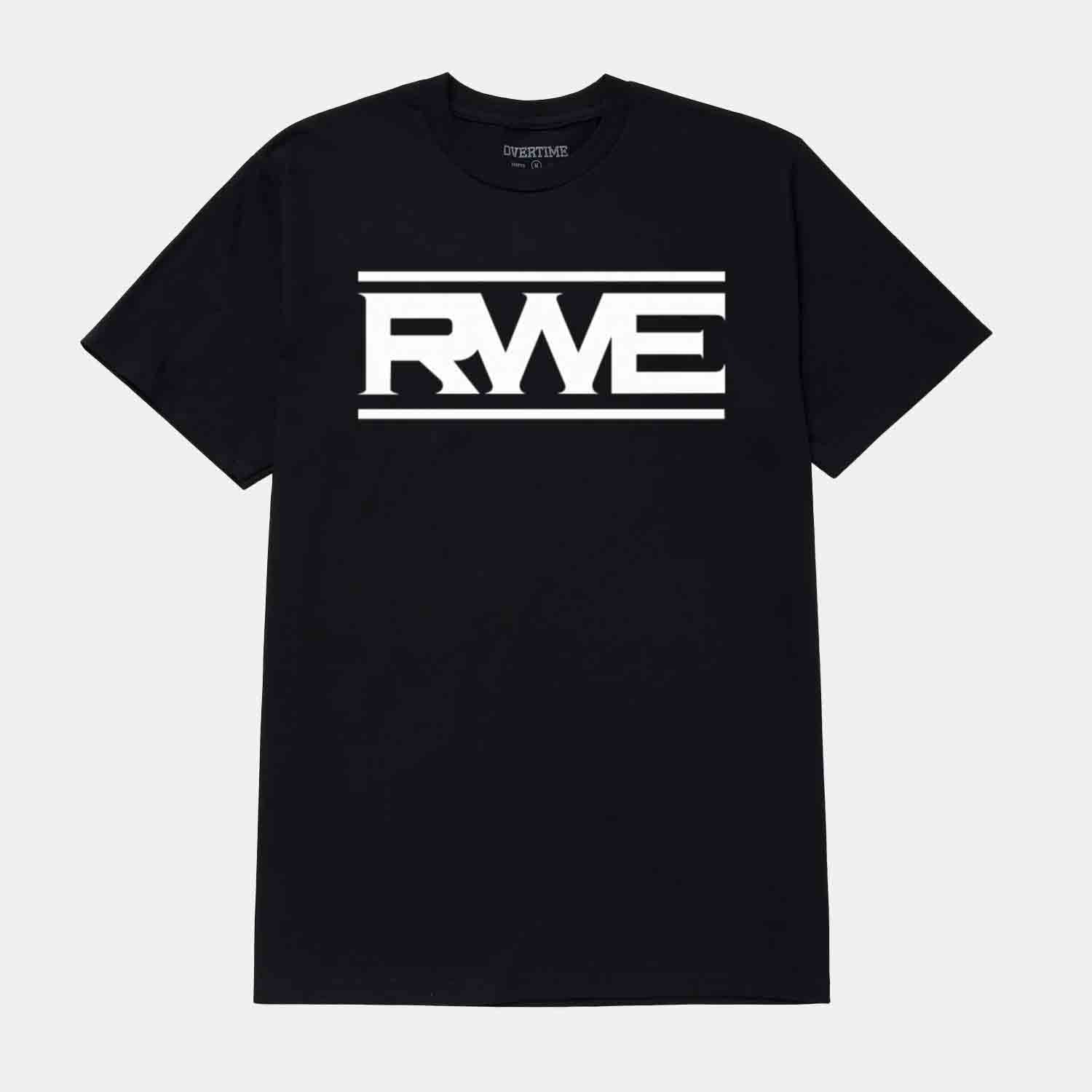 Front view of RWE NEW ERA TEE.