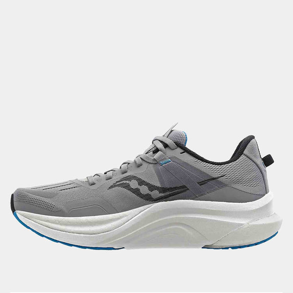 Side medial view of Men's Saucony Tempus Running Shoes.