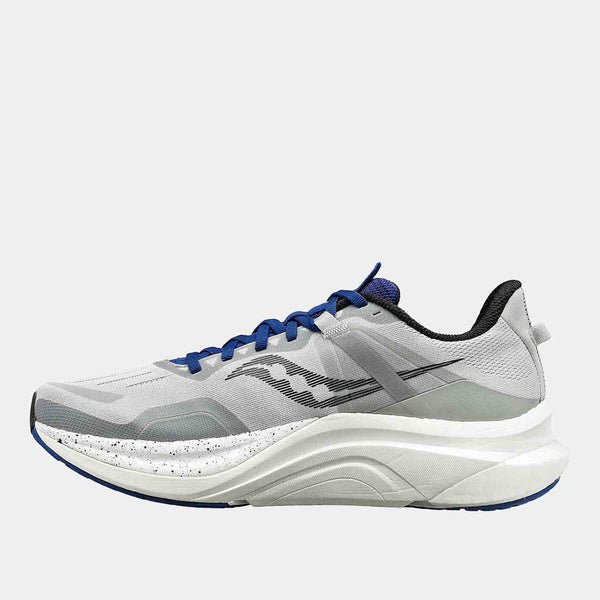 Side medial view of Men's Saucony Tempus Running Shoes.