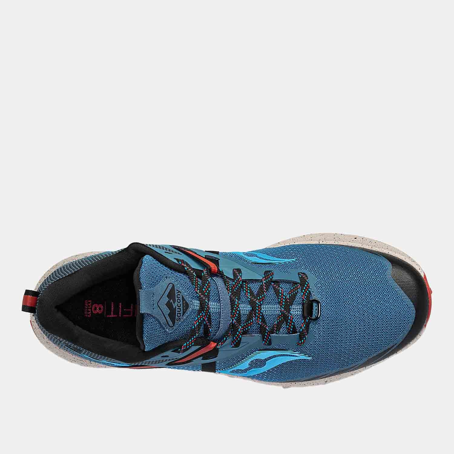 Top view of Men's Saucony Ride 15 Trail Running Shoes.
