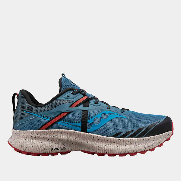 Side view of Men's Saucony Ride 15 Trail Running Shoes.