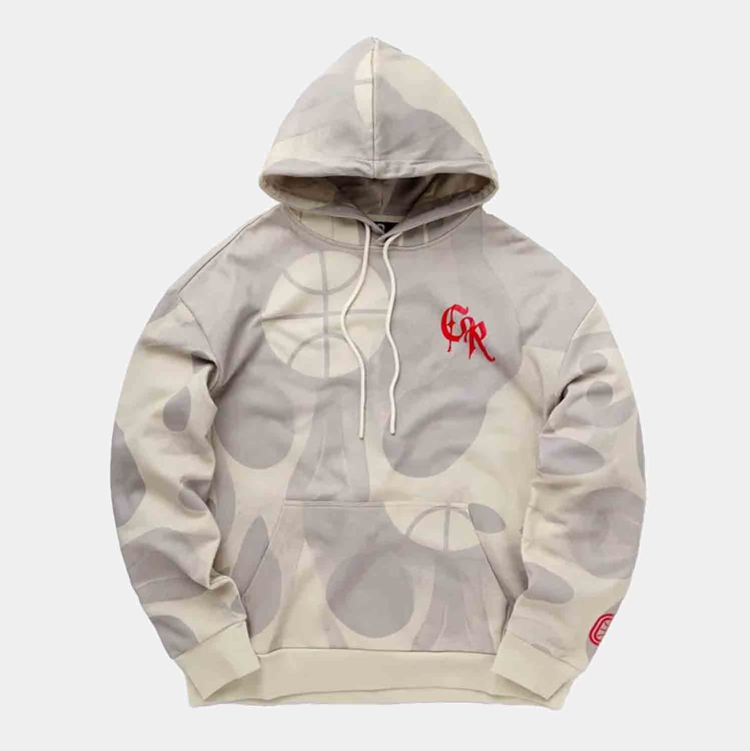 Scary Hours AOP Hoodie, Bone - SV SPORTS