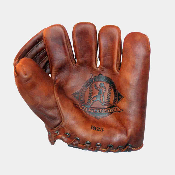 Front palm view of Golden Era 1925 Replica Fielders Glove.