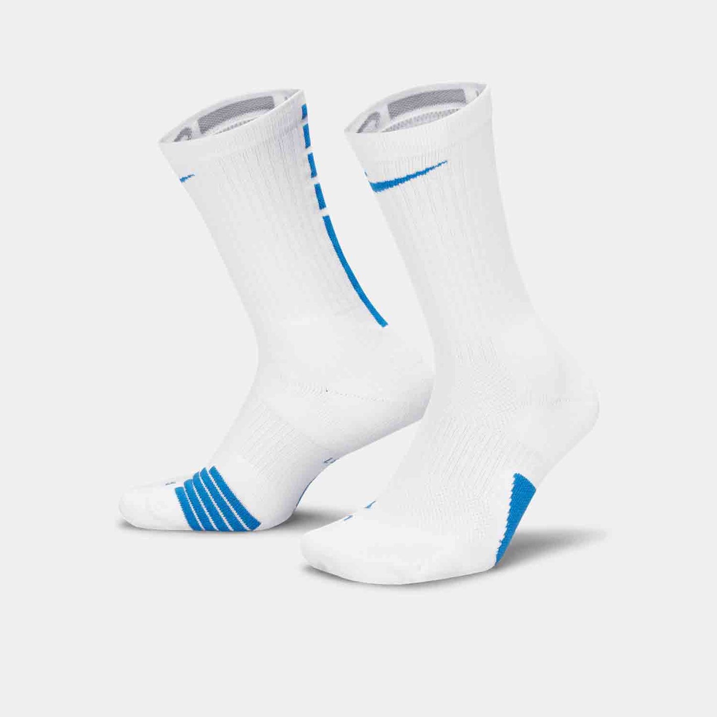 Front/Side view of the Nike Elite Crew Basketball Socks.