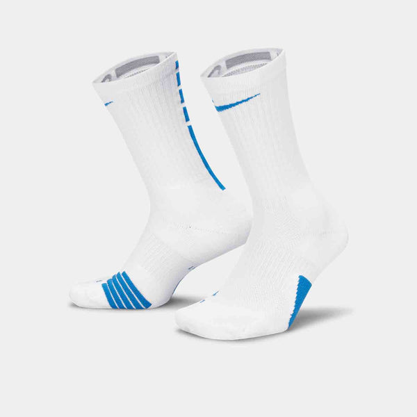 Front/Side view of the Nike Elite Crew Basketball Socks.