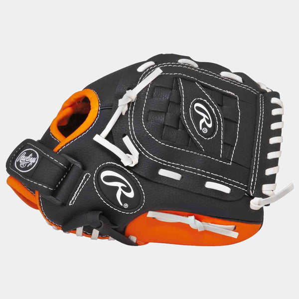 Side view of Rawlings 10.5" Right Throw Glove.