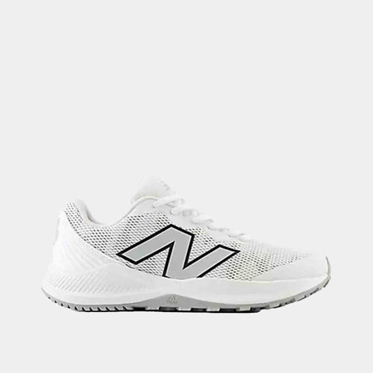 Side view of Kids' New Balance FuelCell v7 Baseball Turf Shoes.