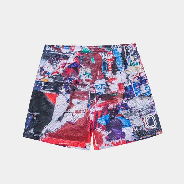 Front view of Overtime Vandal Paste Shorts.