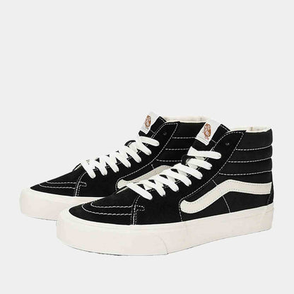 Front/side view of the Vans Sk8-Hi VR3 'Black Marshmallow'.
