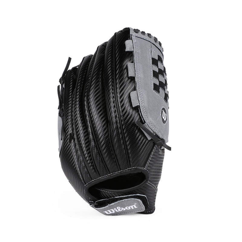 Rear view of Wilson A360 All Positions Slow Pitch 14" Glove.