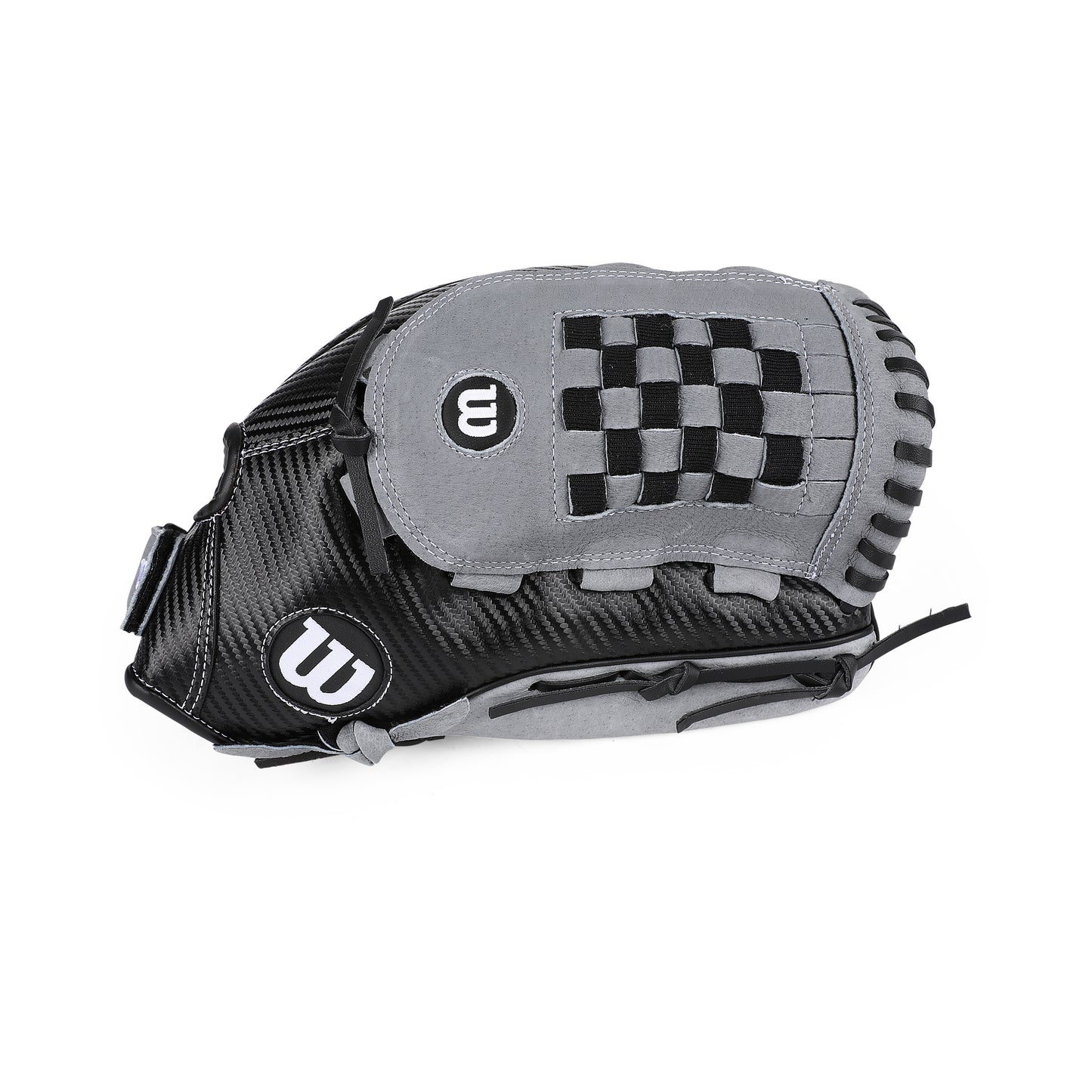Side view of Wilson A360 All Positions Slow Pitch 14" Glove.
