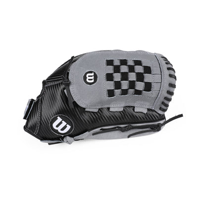 Side view of Wilson A360 All Positions Slow Pitch 14" Glove.