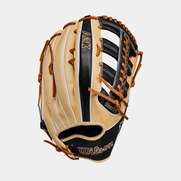 Rear view of 2024 A2K 1810 12.75” Outfield Baseball Glove.