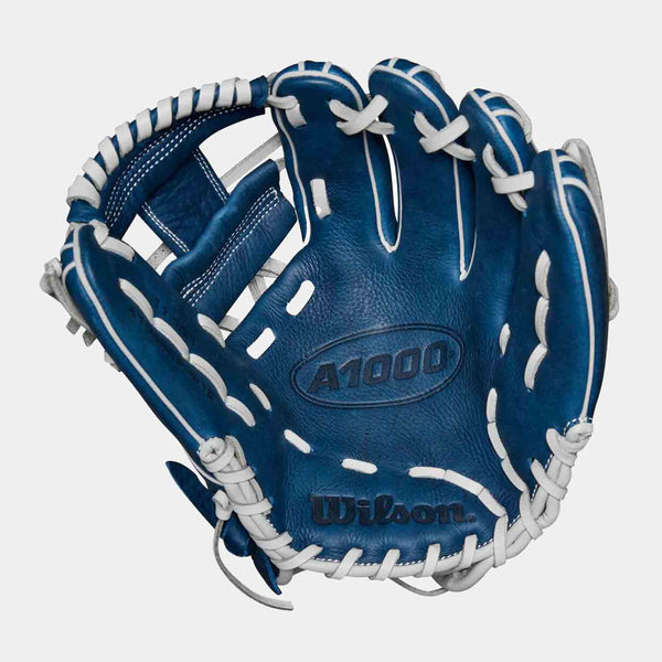 Front palm view of Wilson A1000 DP15 11.5" Infield Baseball Glove.