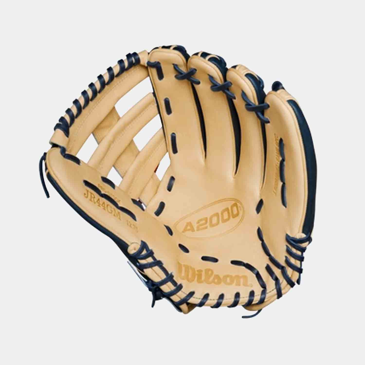 Front palm view of 2024 Julio Rodriguez A2000 Outfield Baseball Glove.